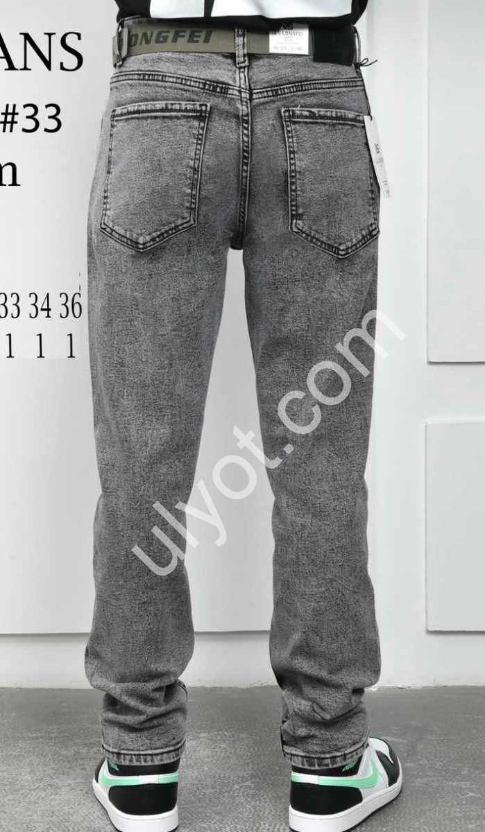 Фото 1 ДЖИНСЫ LS JEANS (29-38) ГРАФИТ 964-2