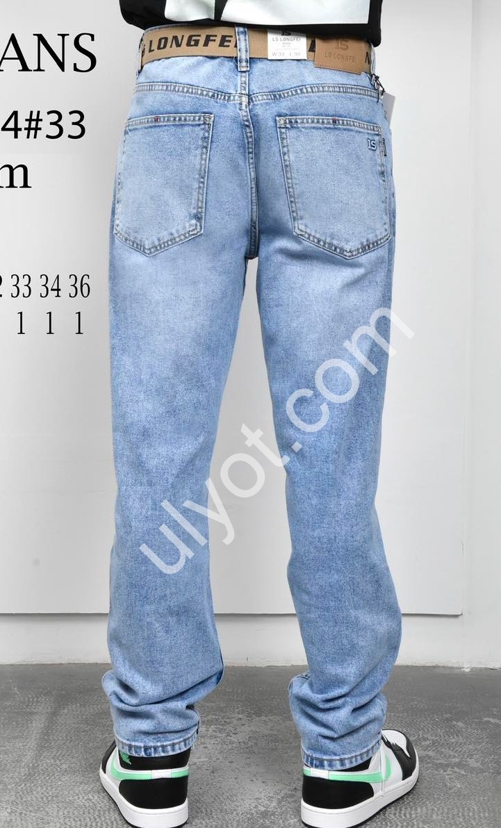 Фото 1 ДЖИНСЫ LS JEANS (28-36) ГОЛУБОЙ 963-4