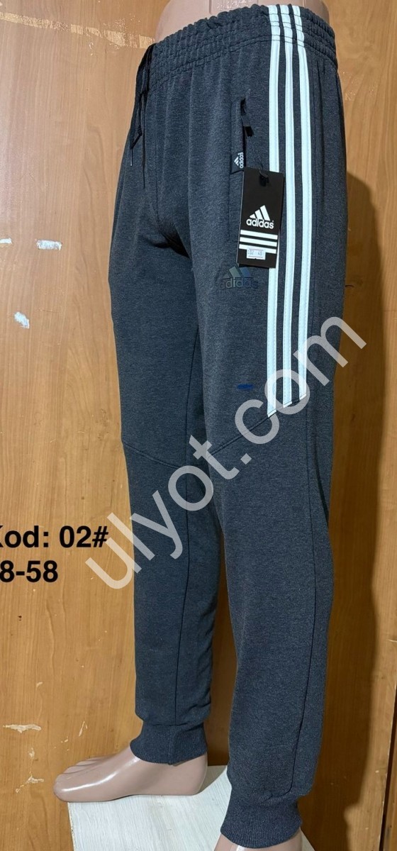 СПОРТ.ШТАНЫ A01 (48-58) МАНЖЕТ ГРАФИТ 02