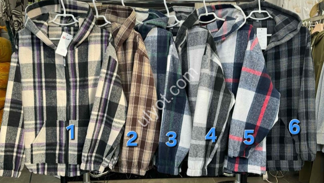 КОФТА ЗМЕЙКА (X-4XL) КЛЕТКА 8870-3