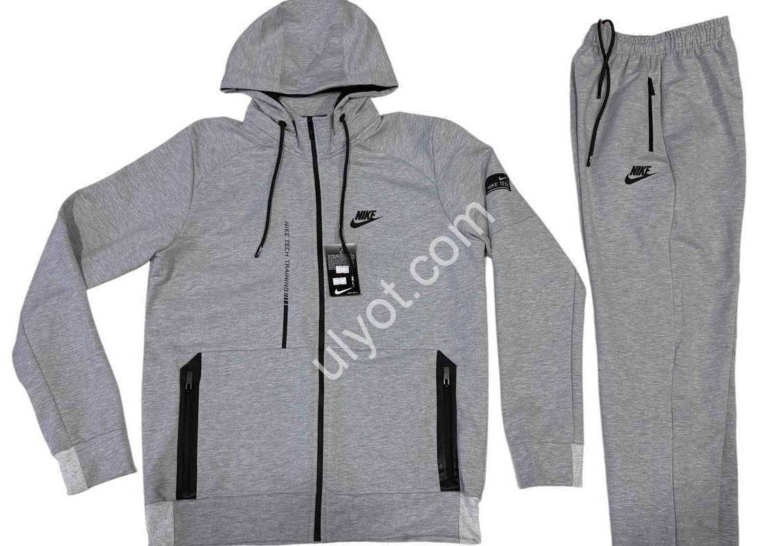 СПОРТ.КОСТЮМ N02 (46-54) МАНЖЕТ СІРИЙ 777/1