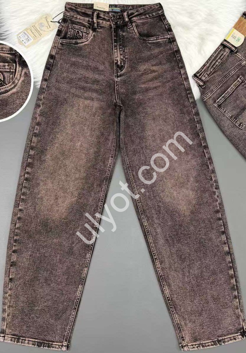 ДЖИНСЫ V&D (25-30) КОРИЧНЕВЫЙ 7036