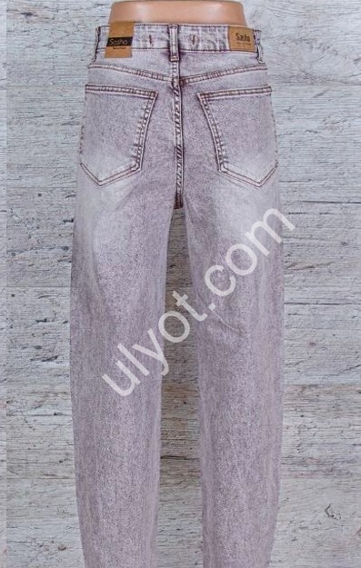 ДЖИНСЫ SASHA (26-31) СТРАЗЫ МОККО 4003