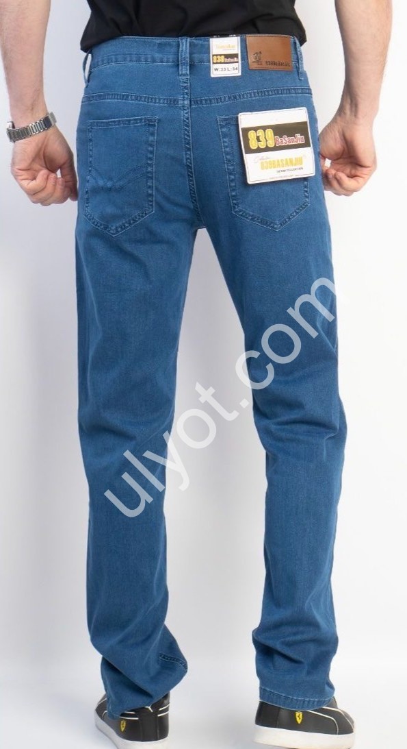 ДЖИНСИ BASANJIU (32-40) Т.СИНІЙ 028-3-10