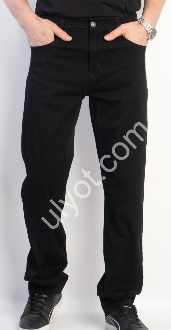 ДЖИНСИ BASANJIU (32-40) ЧОРНИЙ 028-14-10