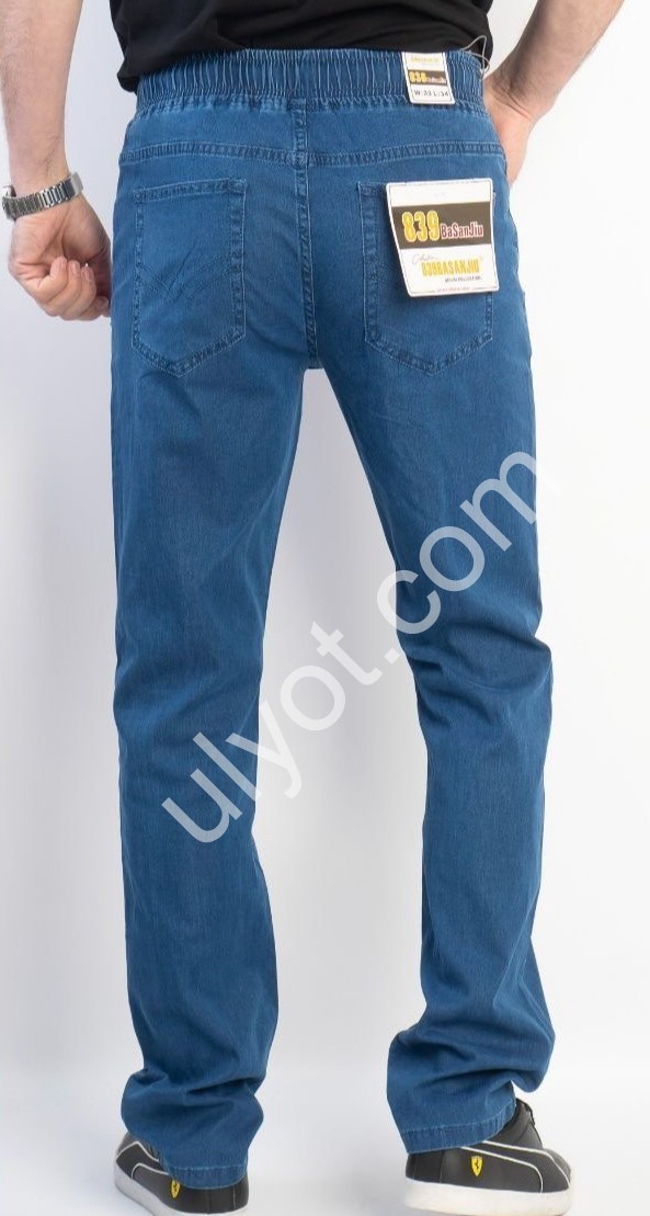 ДЖИНСЫ BASANJIU (32-40) Т.СИНИЙ 128-3