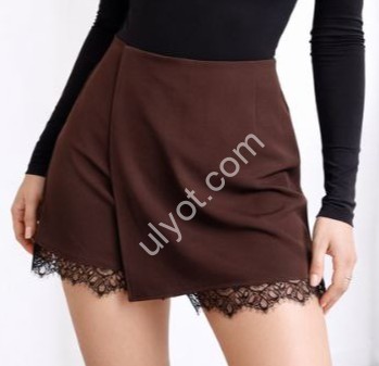 ШОРТЫ-ЮБКА (42-46) ШОКОЛАД 2500
