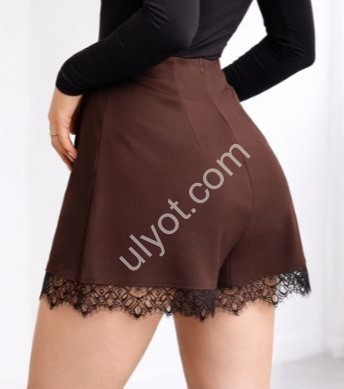 ШОРТЫ-ЮБКА (42-46) ШОКОЛАД 2500