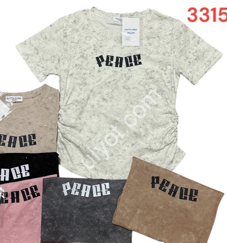 ФУТБОЛКА (ONESIZE 42-48) МІКС 3315