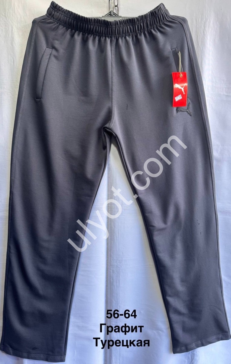 СПОРТ.ШТАНЫ P15 (56-64) ПРЯМОЙ ГРАФИИТ 