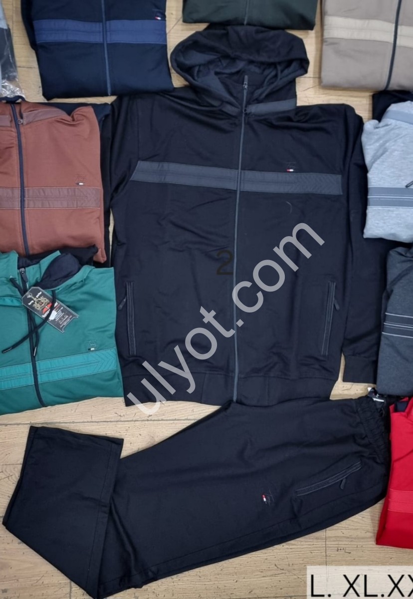 СПОРТ.КОСТЮМ T.PARKER (L-3XL) ПРЯМИЙ Т.СИНІЙ 6280