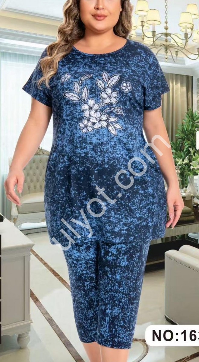 КОСТЮМ (58-66) Т.СИНИЙ 1636