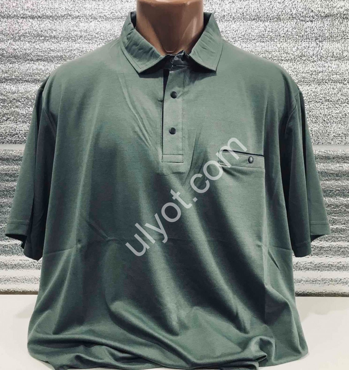 ФУТБОЛКА MADU (4XL-7XL) ЗЕЛЕНЫЙ 1537