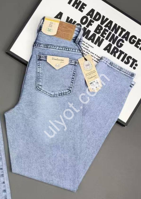 ДЖИНСИ V&D (25-30) БЛАКИТНИЙ 6029