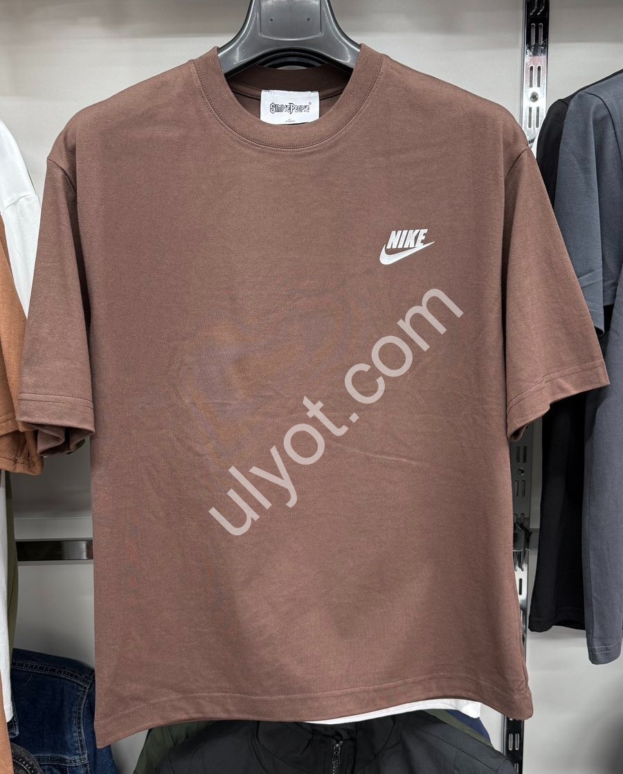 ФУТБОЛКА N02 (M-3XL) КОРИЧНЕВЫЙ 