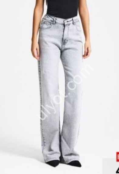 ДЖИНСЫ IT'S BASIC (38-48) СЕРЫЙ 4254/4s6/12