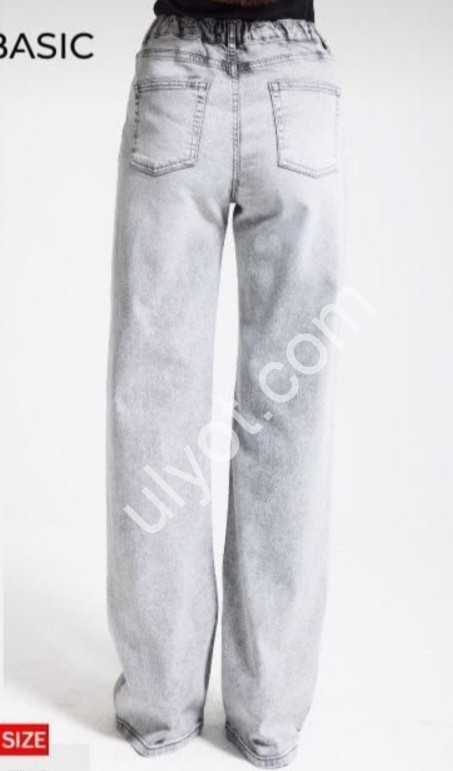 ДЖИНСЫ IT'S BASIC (38-48) СЕРЫЙ 4254/4s6/12