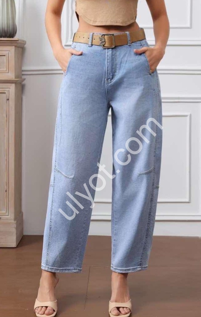 ДЖИНСЫ M.SARA (XS-XL) ГОЛУБОЙ 1732-5