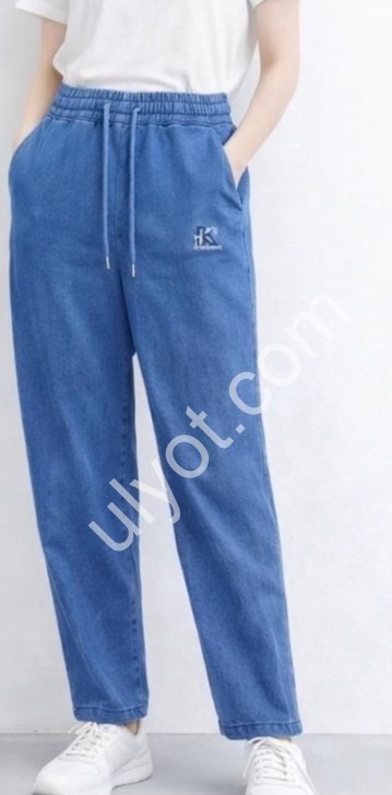 ДЖИНСЫ (XL-6XL) СИНИЙ 25563