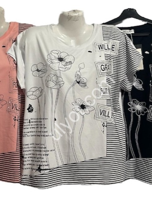 ФУТБОЛКА (ONESIZE 50-56) МИКС 1207