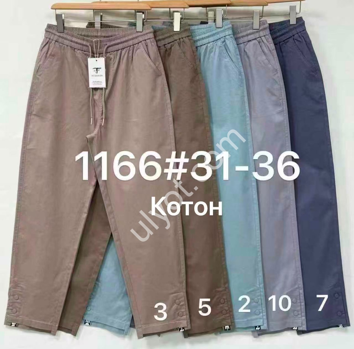 БРЮКИ (31-36) Т.СИНИЙ 1166-7