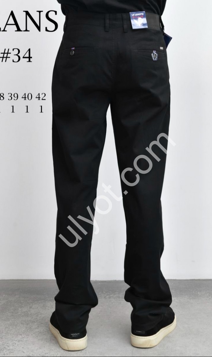 ШЛЮНИ LS JEANS (34-42) ЧОРНИЙ 8211