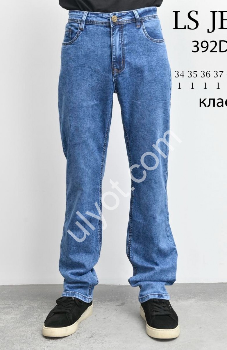 ДЖИНСИ LS JEANS (34-44) СИНІЙ 392D