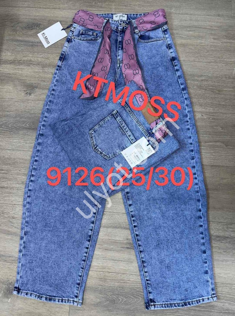 ДЖИНСЫ KT.MOSS (25-30) ГОЛУБОЙ 9126