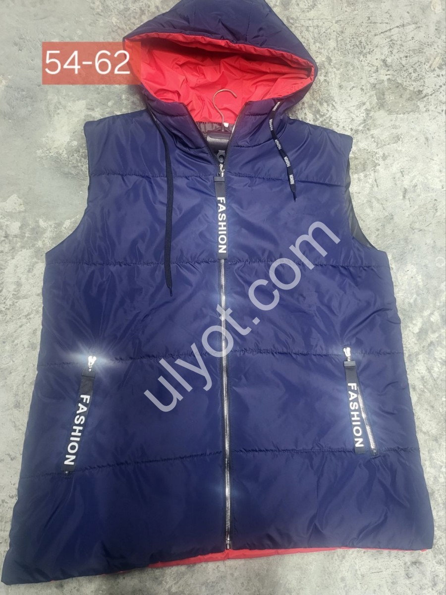 ЖИЛЕТКА (54-62) СИНИЙ 