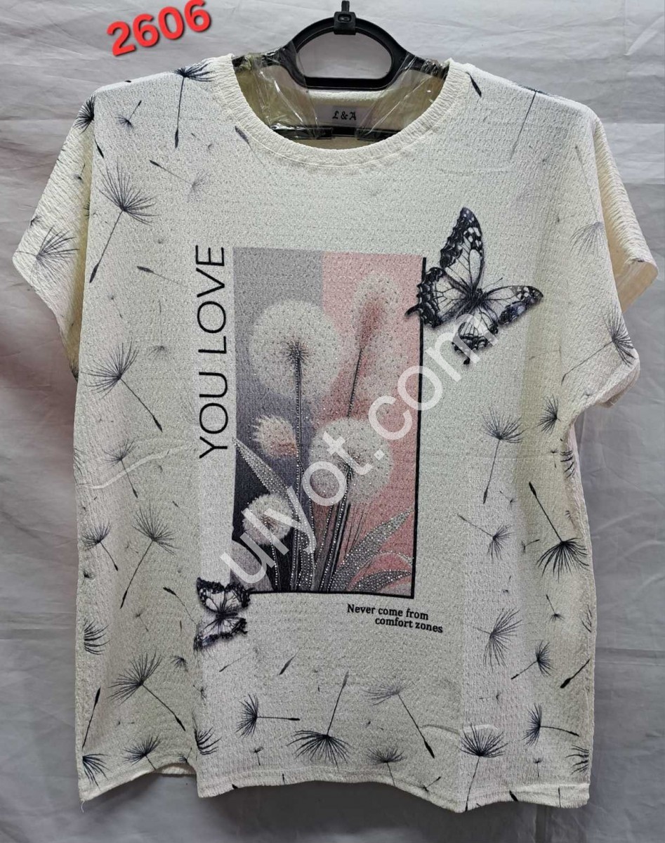 ФУТБОЛКА (ONESIZE 50-54) МИКС 2606