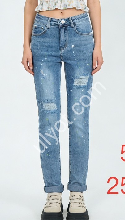 ДЖИНСИ DENIM NEW (25-30) БЛАКИТНИЙ 580