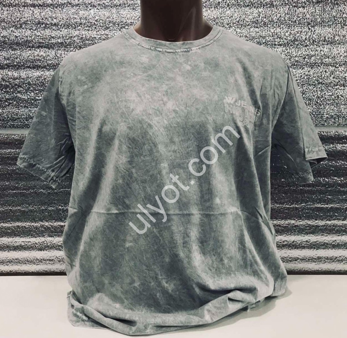 ФУТБОЛКА STRONGMAN (M-2XL) JEANS СЕРЫЙ 