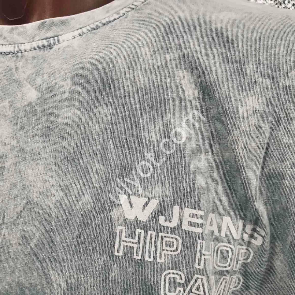 ФУТБОЛКА STRONGMAN (M-2XL) JEANS СЕРЫЙ 