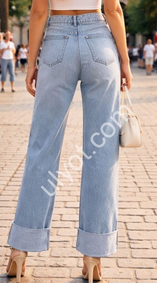 ДЖИНСИ WOMAN DENIM (34-42) БЛАКИТНИЙ 1025/1743