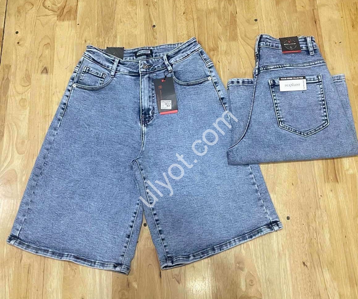 ШОРТИ RELUCKY (30-36) СИНІЙ 016-1