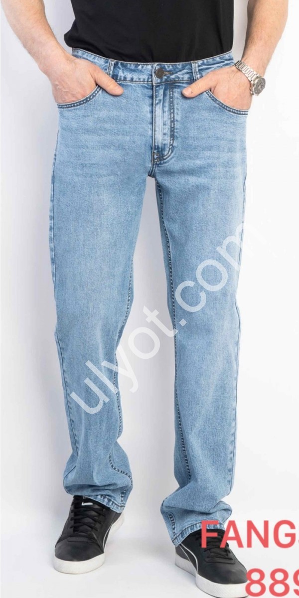 ДЖИНСЫ FANGSIDA (29-38) ГОЛУБОЙ 8896