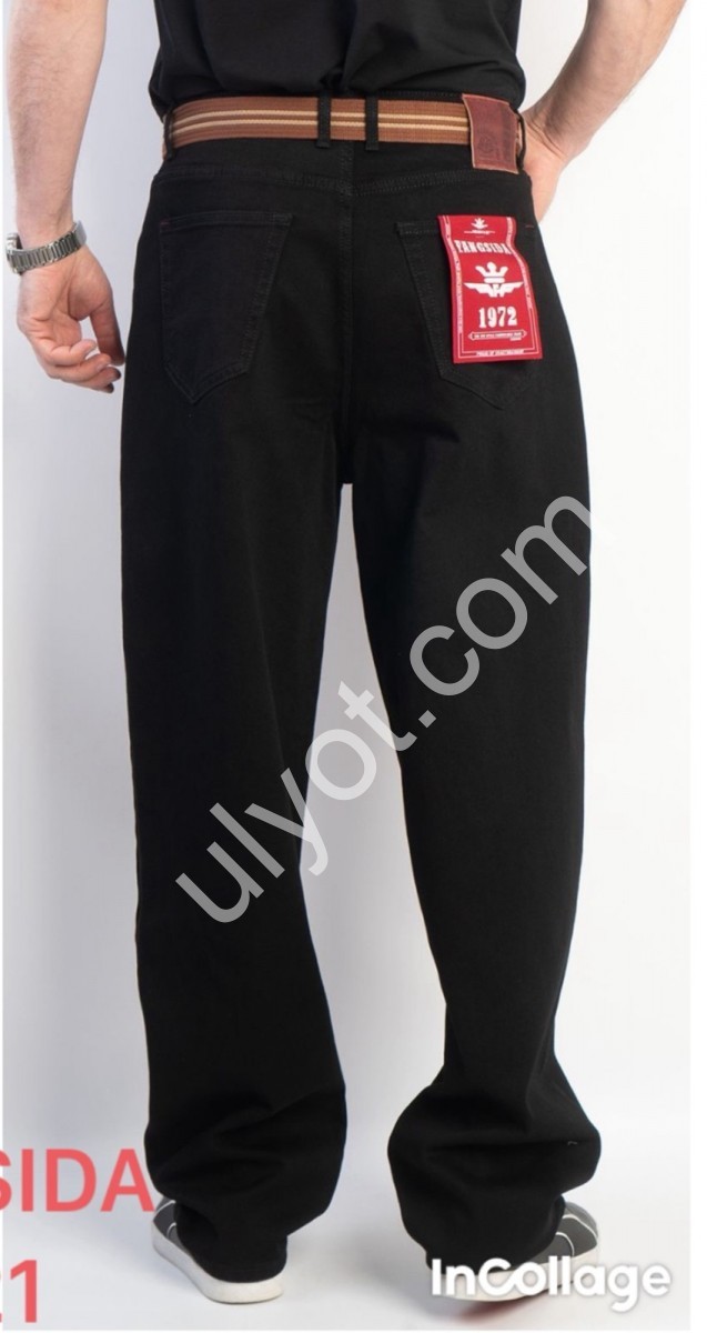 ДЖИНСЫ FANGSIDA (29-34) ЧЕРНЫЙ 8921