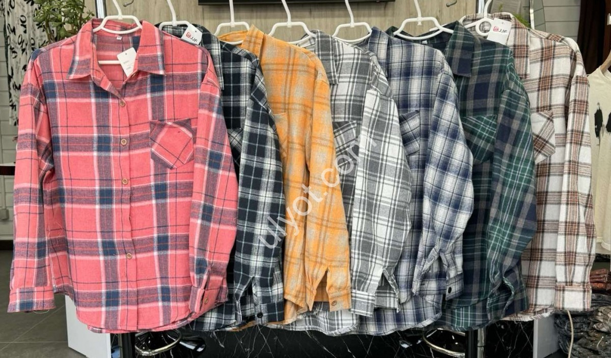 Фото 3 РУБАШКА (XL-4XL) ГОЛУБОЙ+СИНИЙ 7762