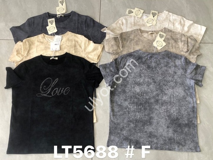 ФУТБОЛКА (ONE SIZE 54-56) МИКС LT5688