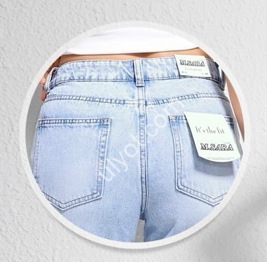 ДЖИНСЫ M.SARA (XS-XL) ГОЛУБОЙ 1000