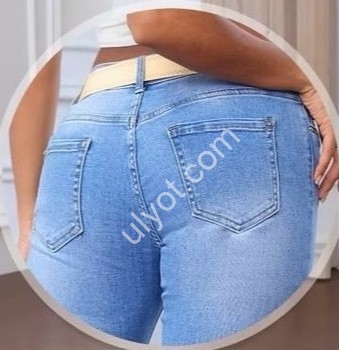 ДЖИНСИ M.SARA (31-42) СИНІЙ 7560-4B