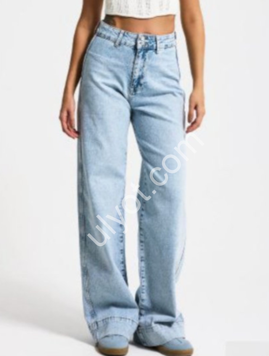 ДЖИНСЫ IT'S BASIC (34-42) ГОЛУБОЙ 4820/4s6/3