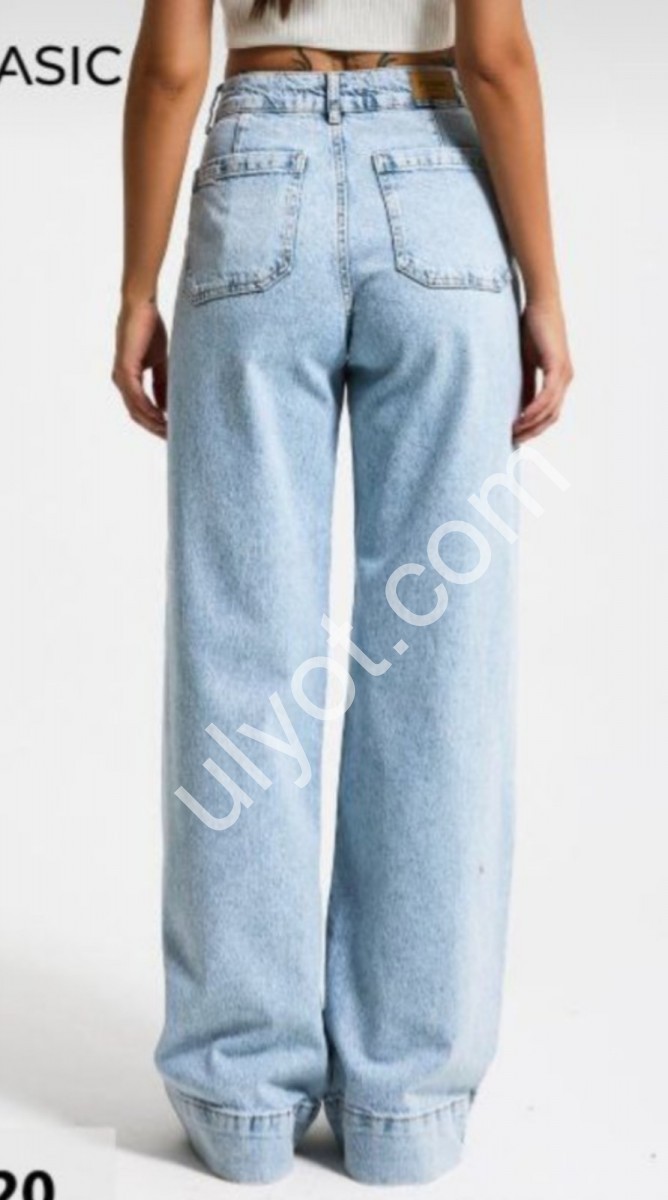 ДЖИНСЫ IT'S BASIC (34-42) ГОЛУБОЙ 4820/4s6/3