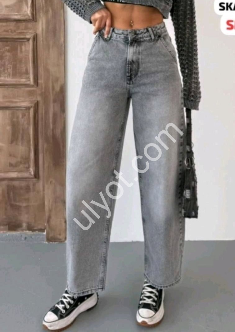 ДЖИНСИ ZEO BASIC (30-36) СІРИЙ 4803