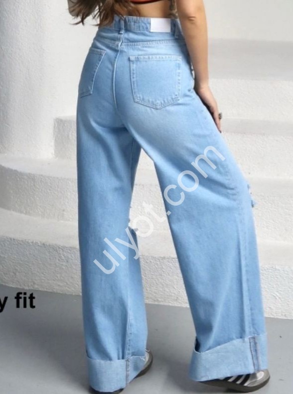 ДЖИНСЫ ZEO BASIC (34-42) ГОЛУБОЙ 5406