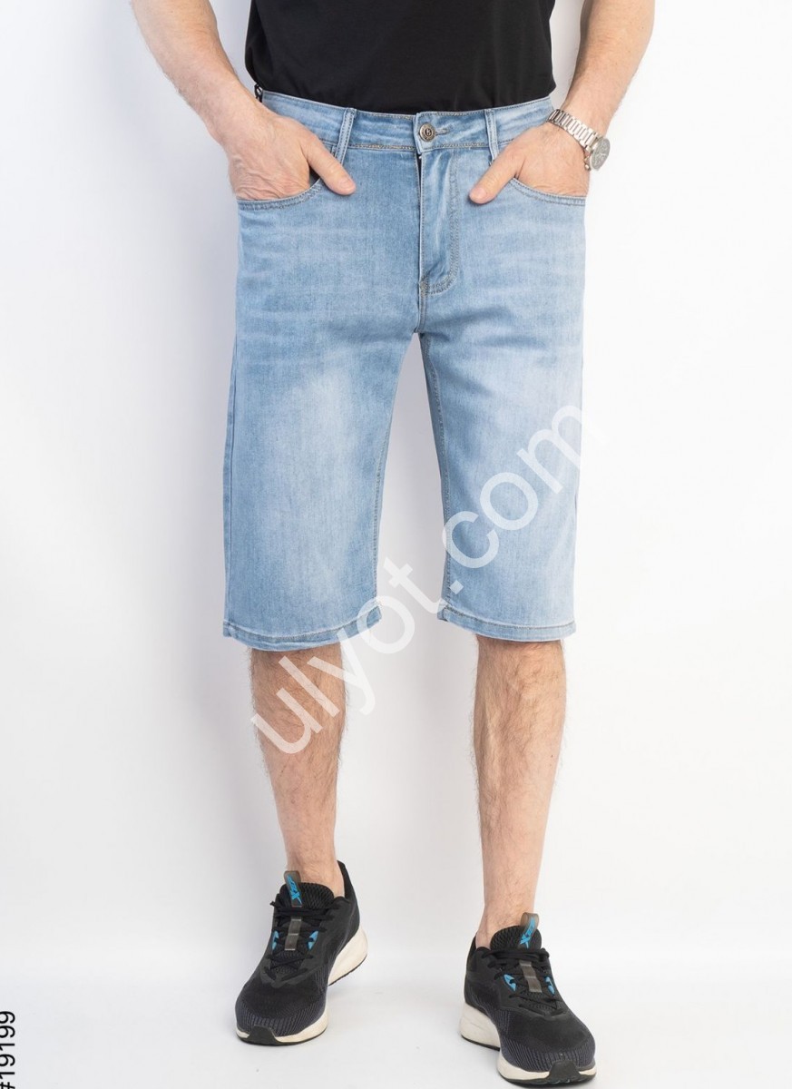 ШОРТЫ CAPTAIN (32-42) ГОЛУБОЙ 19199