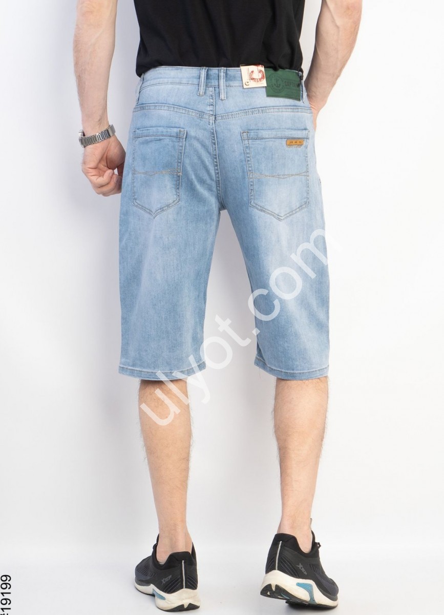 ШОРТЫ CAPTAIN (32-42) ГОЛУБОЙ 19199