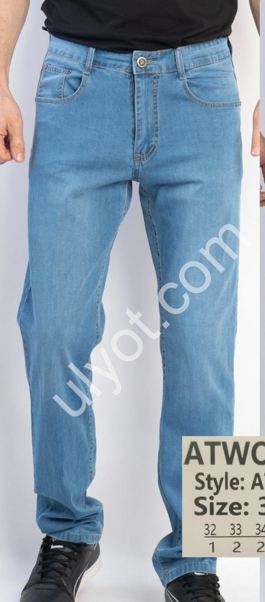 ДЖИНСИ ATWOLVES (32-38) БЛАКИТНИЙ 6617