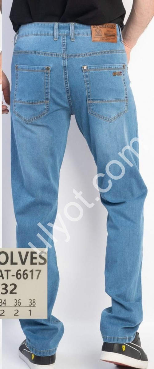 ДЖИНСИ ATWOLVES (32-38) БЛАКИТНИЙ 6617