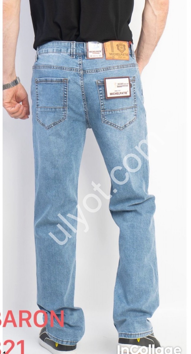 ДЖИНСИ GOD BARON (29-38) БЛАКИТНИЙ 8321